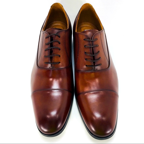 Steve Madden Private Lace-Up Men's Leather Oxfords - Picture 5 of 16